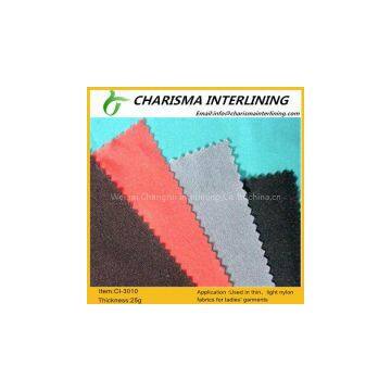 High quality 25g non-woven interlining 3010