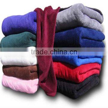 Dog printed or solid fleece blanket wholesale