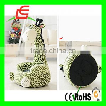 LE B124 plush animal giraffe sofa chair