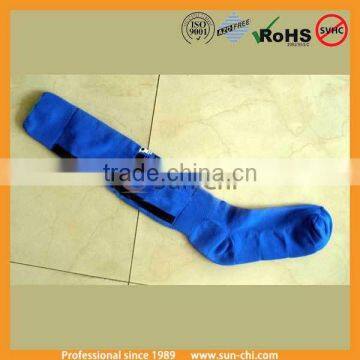 hot sell sweat-absorbing slip - proof thickening100%cotton various colors football socks