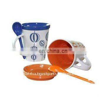 High Quality with Spoon Ceramic Mug