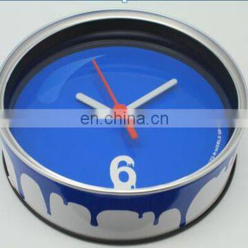 Promotion Gifts Can Clock with Stand at Back