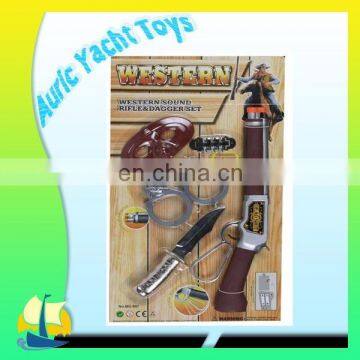 Flashing cowboy gun playset for sale with light and sound