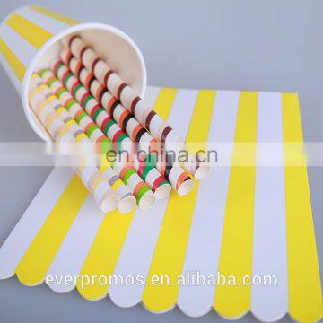 Hot Sale Kinds of Colorful Drinking Tube Large Mouth Twill Paper Straw