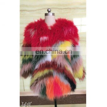 newest style different types white fox fur coat women