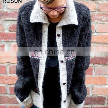 Wool Ugly Christmas Sweater Design for Girl With Jackalope Patterns of Loose Fit Wholesale Clothing Direct From China photo-5