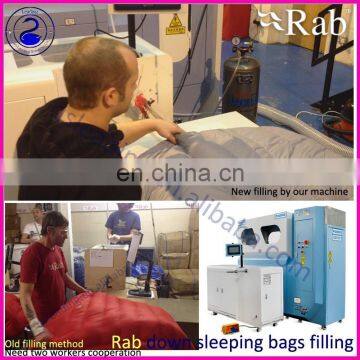 Rab Sleeping Bag Filling Equipment