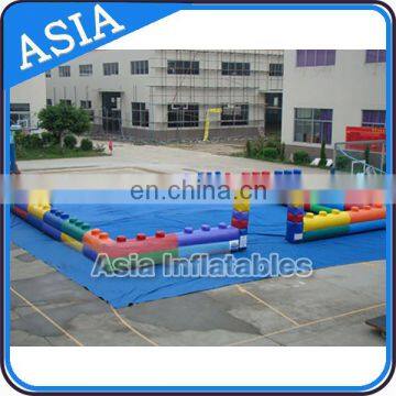 2017 hot sale good quality inflatable race tracks outdoor race stack