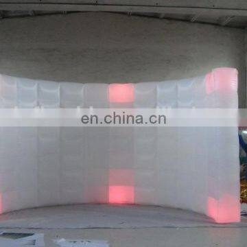 new design customized popular led light inflatable booth for sale