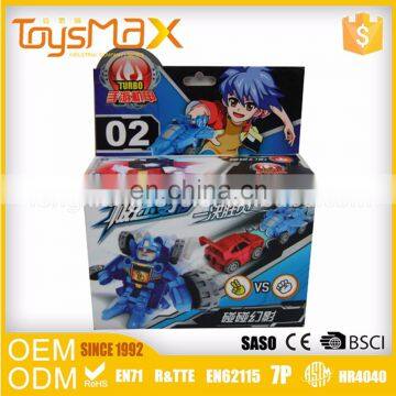 Manufacturer 2016 Plastic Car Deformable Diy Robot Kid With Customized App Game photo-4