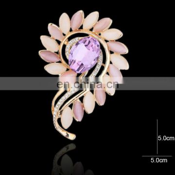 Wholesale Fashion korean crystal rhinestone brooch pin MB-0005