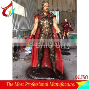 Resin material superhero statue for exhibition