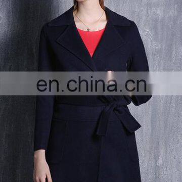 T-WC001 2016 Fashion Women Winter Wool Yarn Long Coats photo-3