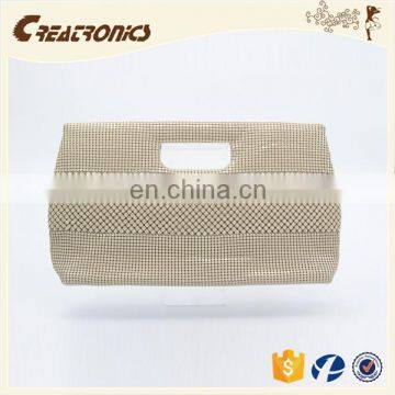 CR Excellent management made of aluminium envelope shape best design new arrival bling bling handbags