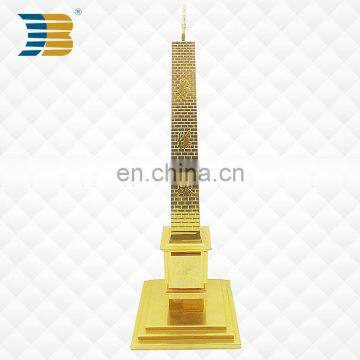 high quality fashion trophy award custom metal tower trophy with engraving