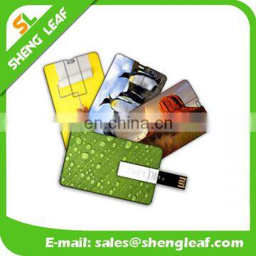 Promotional Gift usb flash drive credit card with custom logo