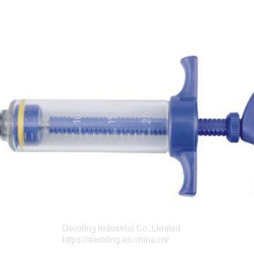 Veterinary Plastic Steel Syringe Type B