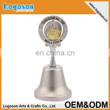 Personalized top quality novelty souvenir metal dinner bell