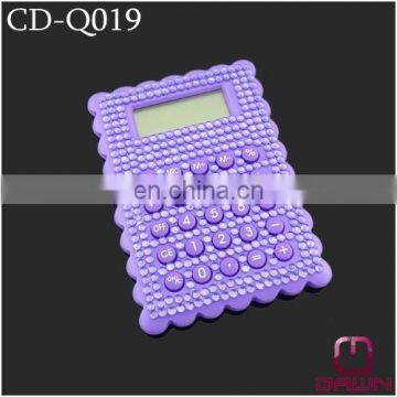 Bling Bling Gift Mini Calculator with Purple Diamonds CD-Q019