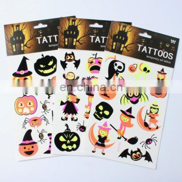 Temporary tattoo glow in the dark tattoo sticker