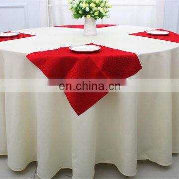 Fancy Hotel Wedding Ruffled Table Cloths for Banquet Conference Promotion With Logo photo-4