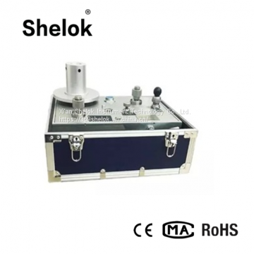 Piston hydraulic dead weight tester pressure gauge calibration machine