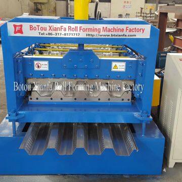 Машина для рулочной штамповки листового материала для настилов пола photo-3