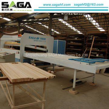 High Frequency Hydraulic Clamp Carrier Edge Gluing Press Machine From SAGA photo-2