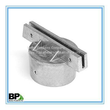 Round pipe mounting sign brackets