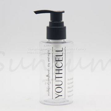 120ml Cosmetic Packaging Transparent Shampoo Hair Care Bottle