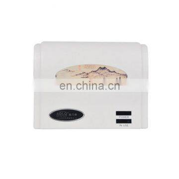 Easy install plastic wall mounted automatic low speed jet hand dryer