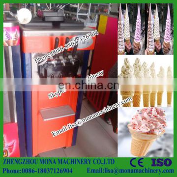 New hot sale stainless steel commercial CE approved ice cream making machine/ Soft Serve Ice Cream Machine For Sale