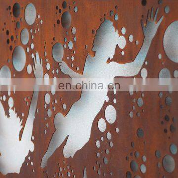 Indian Style Room Dividers Decorative Welding Screen Panel