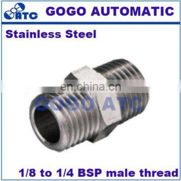 Quick coupler ZG3/8 male thread O.D 6 8 10 12 mm 1/4 3/8 1/2 inch hard tube stainless steel Right angle elbow connector fitting