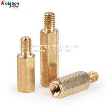 M2-M4 Hex Spacing Screw Nut Threaded Pillars Truss Single Head Hexagonal Copper Column Screws Combination Brass Bolts Male Female photo-2