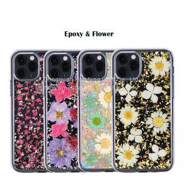 Glitter phone cover with foil Epoxy Phone case Epoxy Sticker IMD Phone case Mobile case Mobile cover