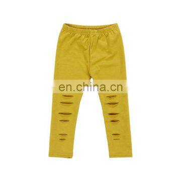 Hot Sale Newest Elastic Solid Black Leggings Fashion Girls Long Pants Leggings for Children photo-2