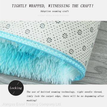 Nordic Fashion Fluffy Non-slip Mixed Dyed Carpet Living Room / Bedroom Center Carpet Black Gray Pink Blue Large Size Hair Rugs photo-3