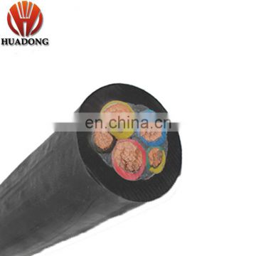 H07RN-F 450/750V EPR/Neoprene Trailing CPE Sheath Flexible Rubber Cable