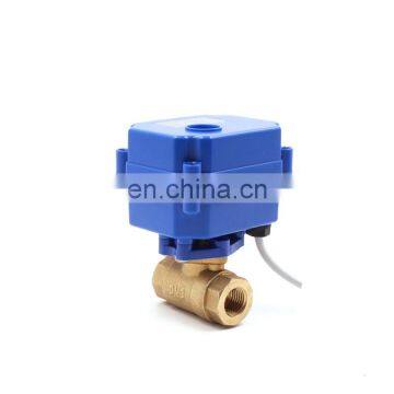 Motorized 2way Ball Electric Motorised Valve Dn8 1/4 Inch BSP for Irrigation photo-3