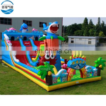 Commercial grade giant inflatable games fun city amusement park