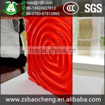 Reasonable Price transparent decorative hot sale 3d mdf wall panels