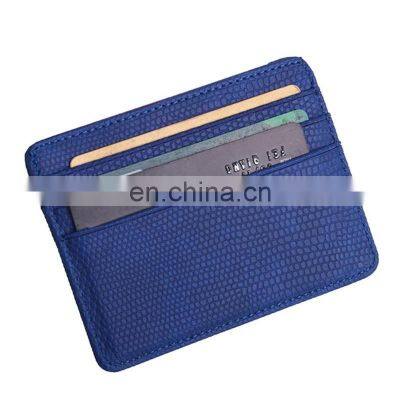 Fashion Women Lichee Pattern Bank Plastic Card Holder Package Coin Bag Atm Card Holder Travel Leather Men Wallets Credit Cover
