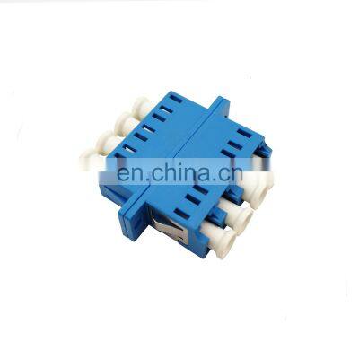 LC UPC Optical Fiber Adapter Single Mode Quad Fiber Connector FTTH Coupler LC Fiber Adapter