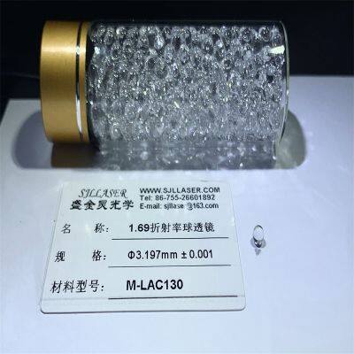 High-tech Enterprise 0.3mm~30mm M-LAC130 Optical Glass Ball Lens for Optical Instruments