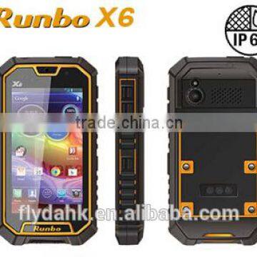 New Listing Runbo X6 IP67 Rugged Smart Mobile Phone With Quad Core Android 4.2 Walkie Talkie PTT photo-5