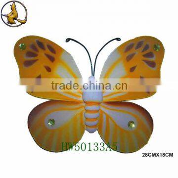 Stylish Brown Rhinestone Butterfly Wings