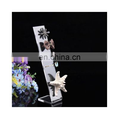 Transparent Acrylic Hair Clips Display Holder Stand