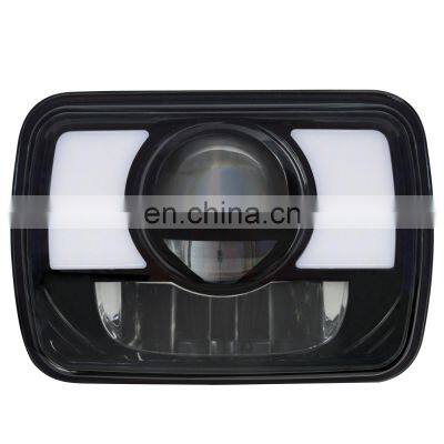 J230 LED WORK LIGHT Aluminum Alloy 5*7INCH 5x7 72w pair 7000L for truck auto car Rectangular LED Headlight with 30W LANTSUN