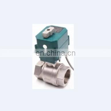 220V 12v water valve ss304 CTF-001 DN32 DN40 electric automatic water valve